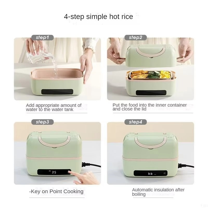 Tokyo Mart Portable Steamer Lunch Box