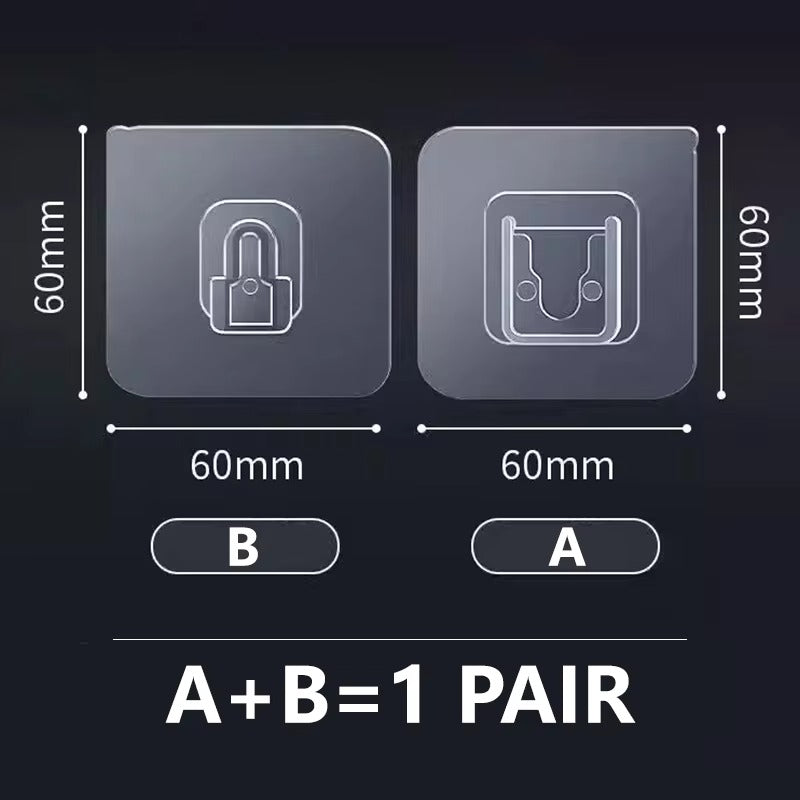 Tokyo Mart Transparent Wall Hooks