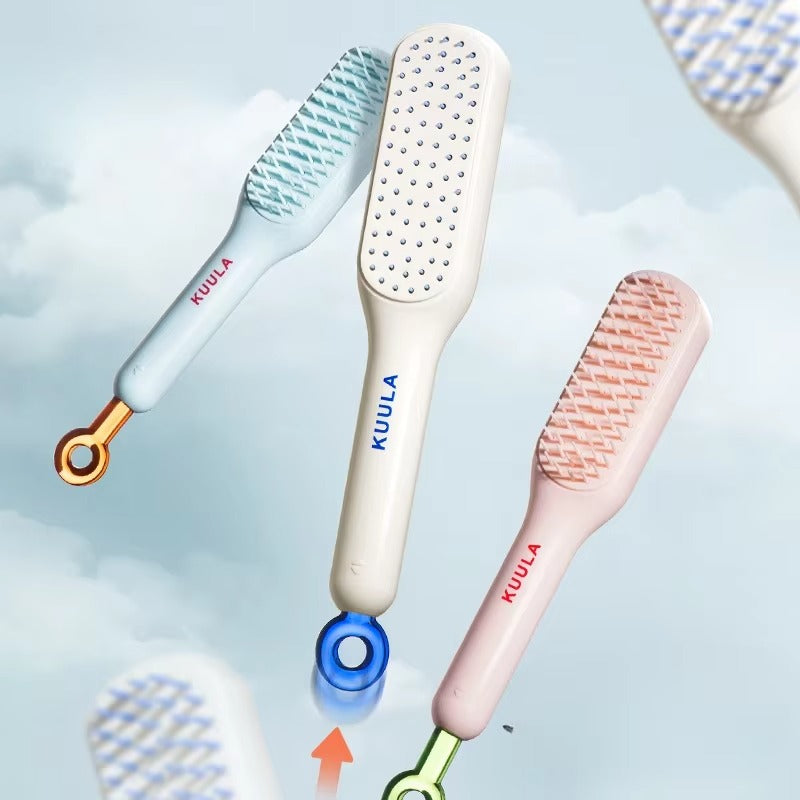 Tokyo Mart Self Cleaning Hair Brush