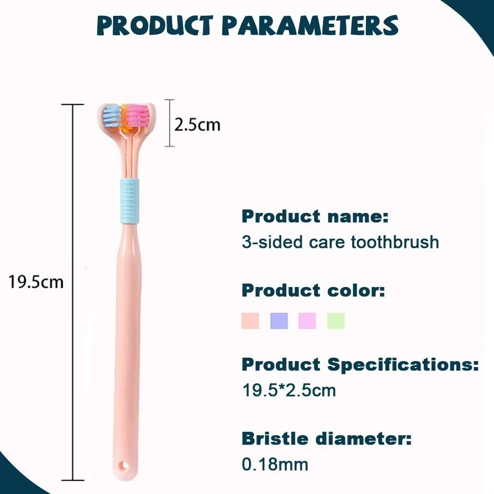 Tokyo Mart Three Sided Toothbrush