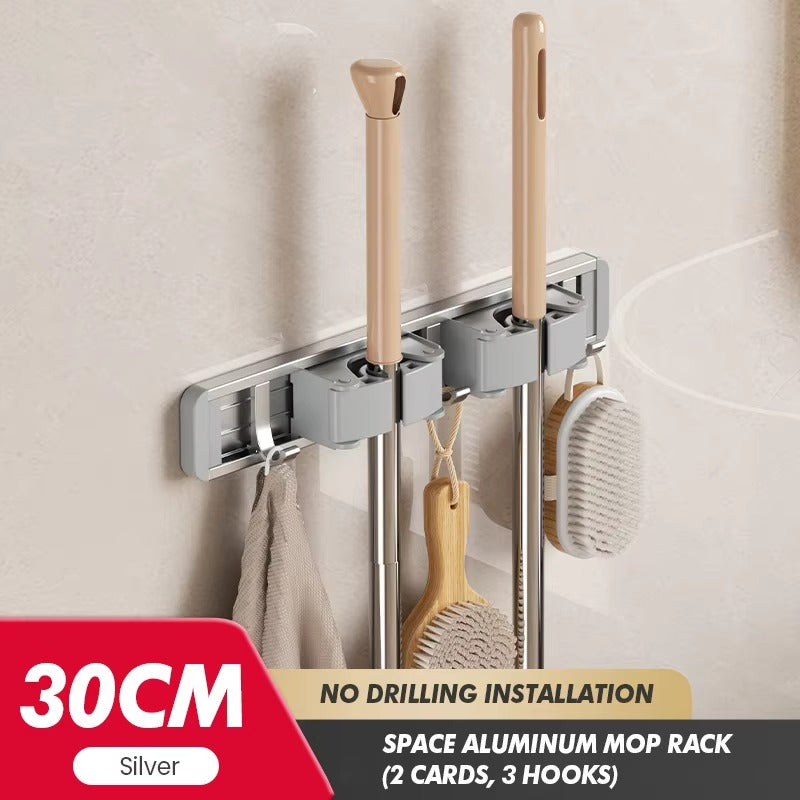 Tokyo Mart Wall Mounted Broom Holder
