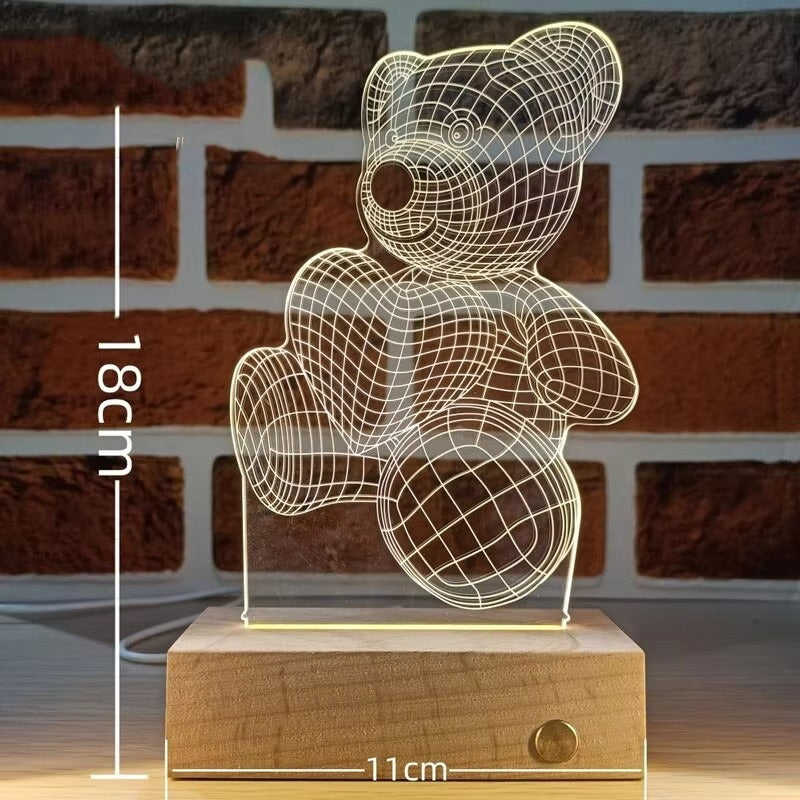 Tokyo Mart Acrylic Bedroom Lamp