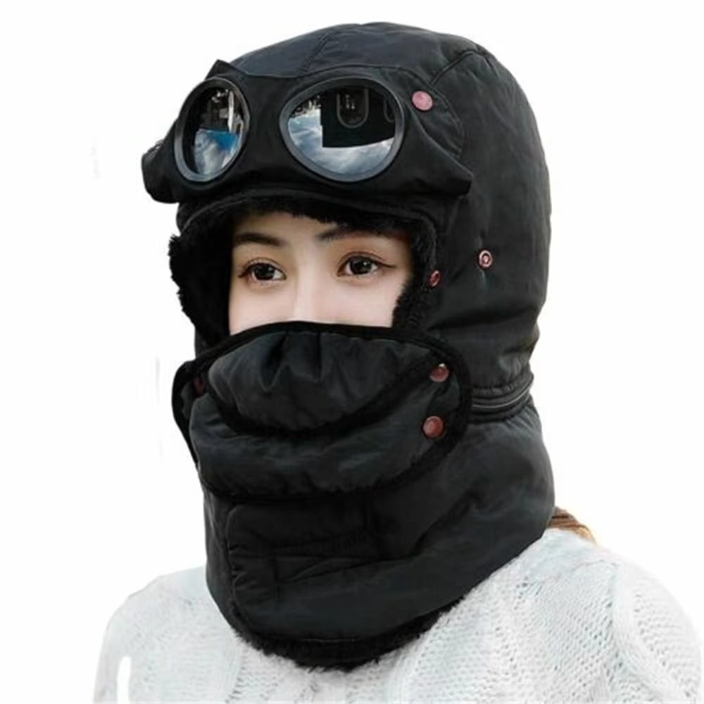 Tokyo Mart Trapper Hat with Glasses Mask