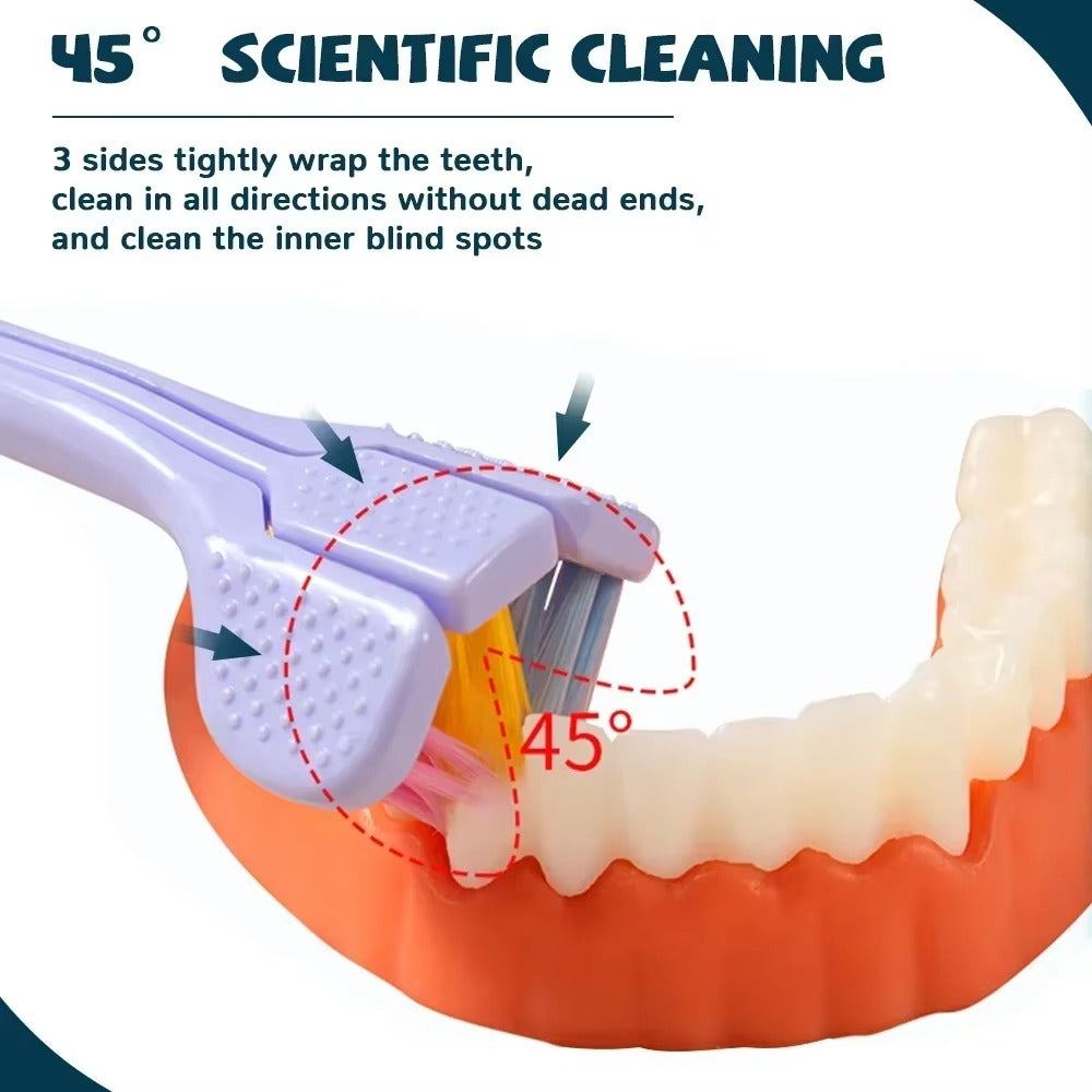 Tokyo Mart Three Sided Toothbrush