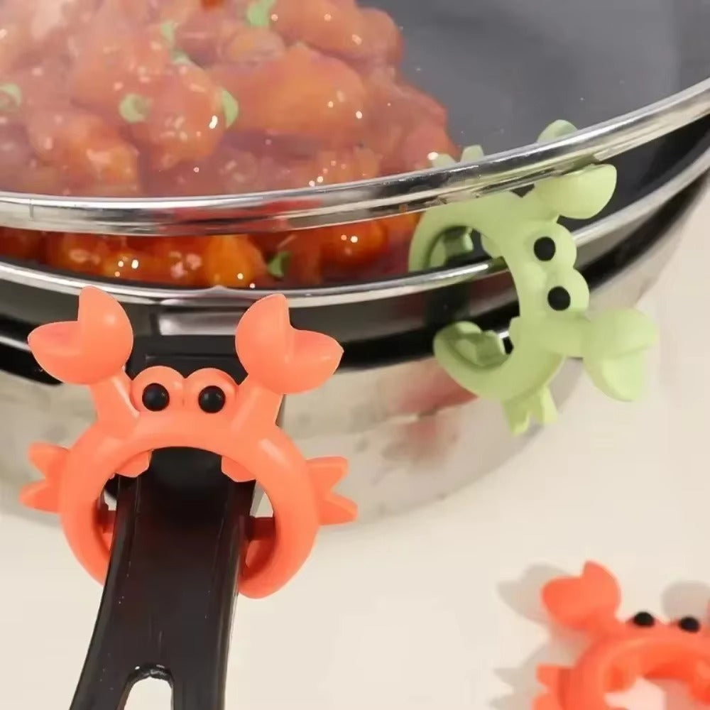 Tokyo Mart Silicone Pot Clip Spoon