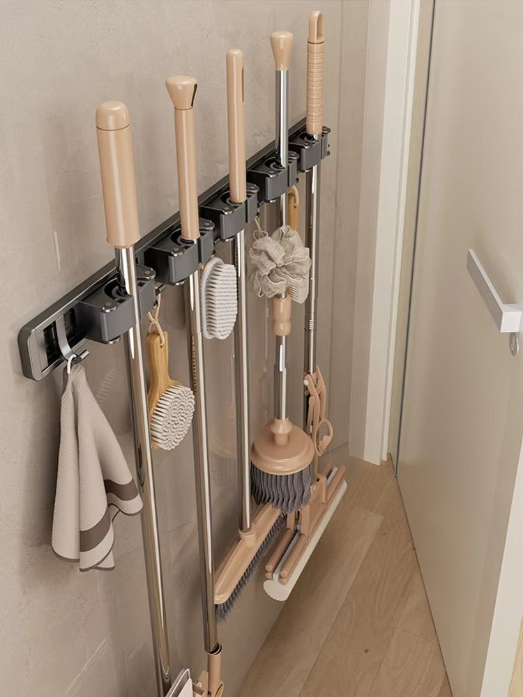Tokyo Mart Wall Mounted Broom Holder