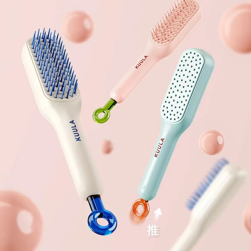 Tokyo Mart Self Cleaning Hair Brush