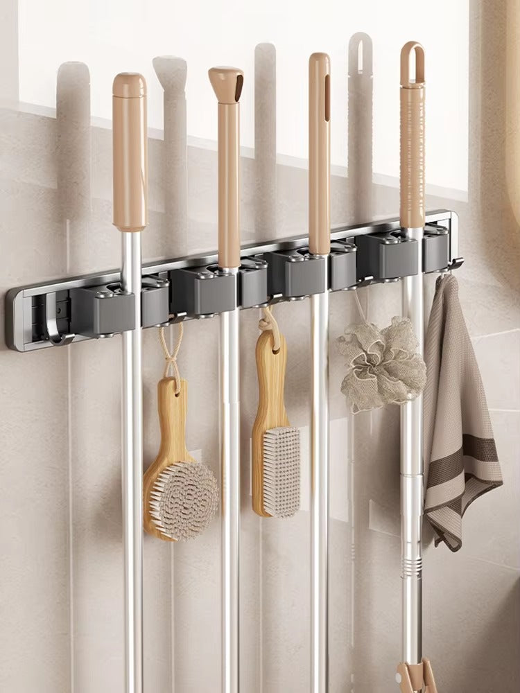Tokyo Mart Wall Mounted Broom Holder
