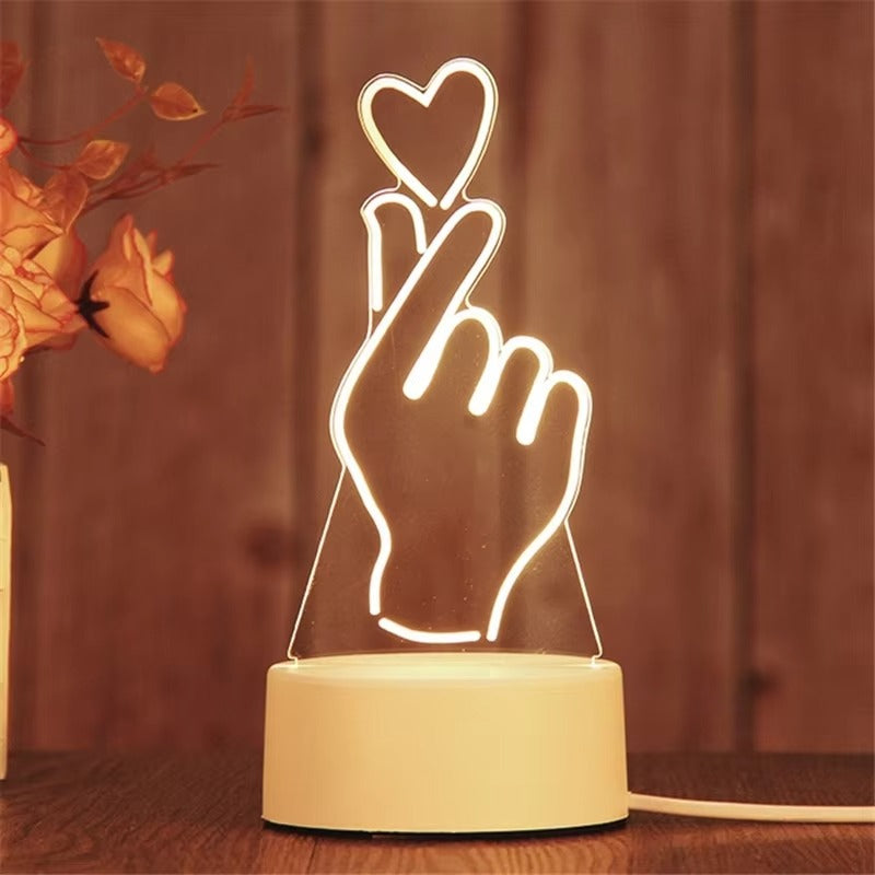 Tokyo Mart Acrylic Bedroom Lamp