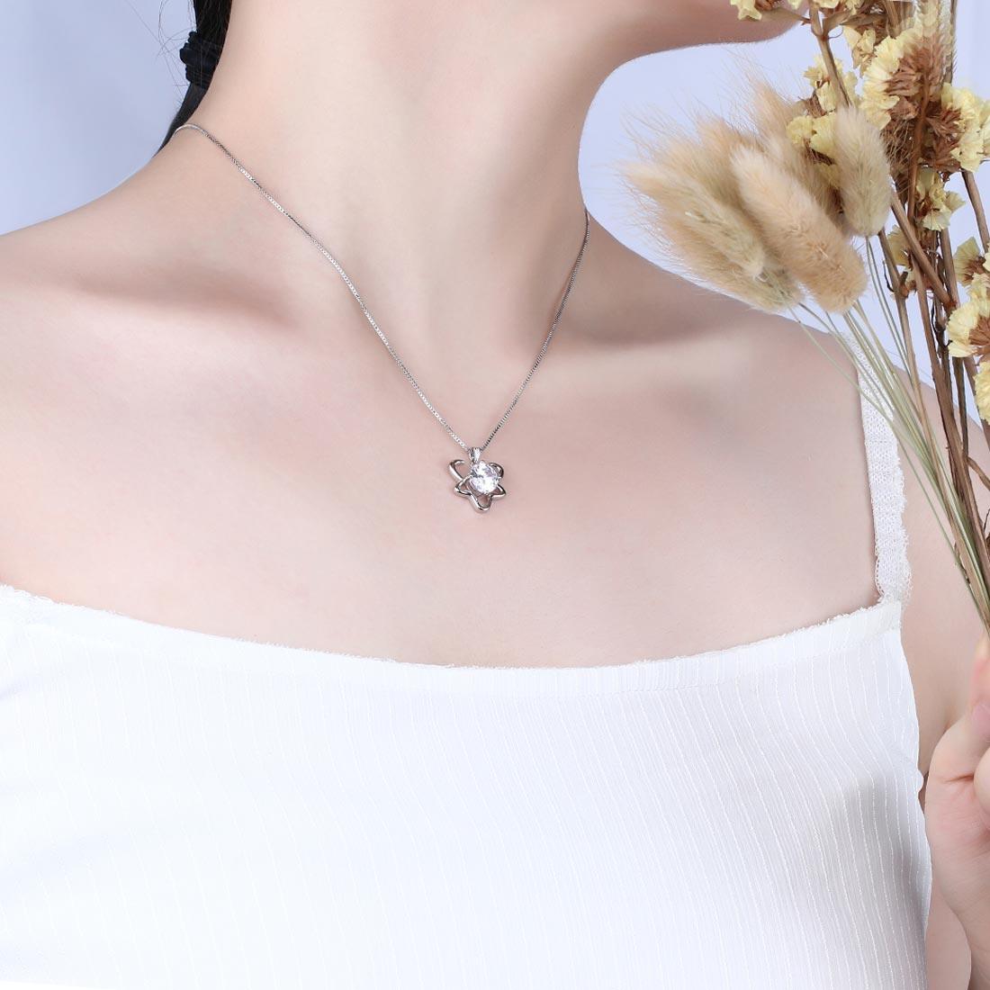 Tokyo Mart Taurus Zodiac Necklace April Birthstone Pendant Women Girls Jewelry Birthday Gift Women Girls Jewelry Birthday Gift