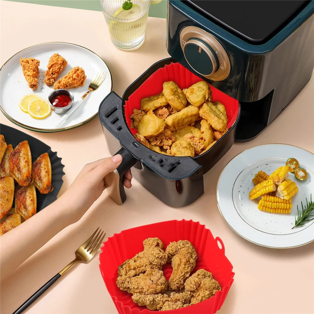Tokyo Mart SILICONE AIR FRYER LINERS