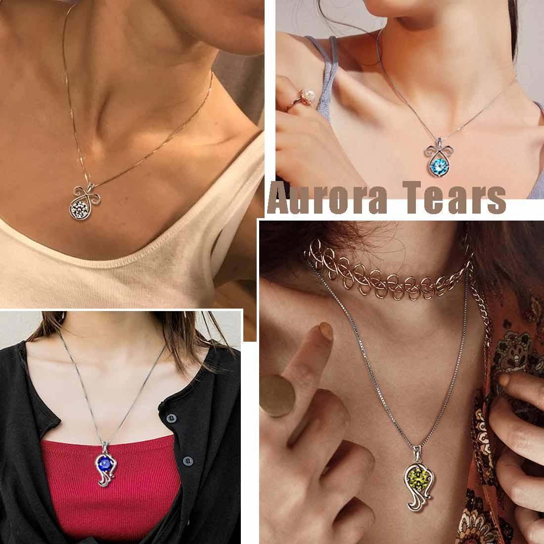 Tokyo Mart Virgo Necklace September Birthstone Pendant Women Girls Jewelry Birthday Gift Women Girls Jewelry Birthday Gift