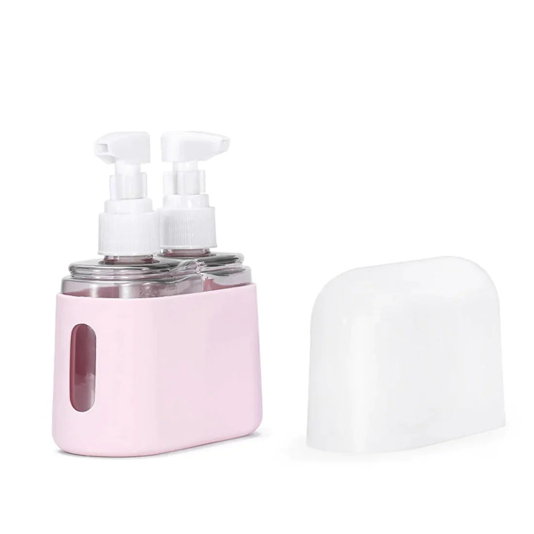 Mini Shampoo Dispenser Portable Travel Bottle Set