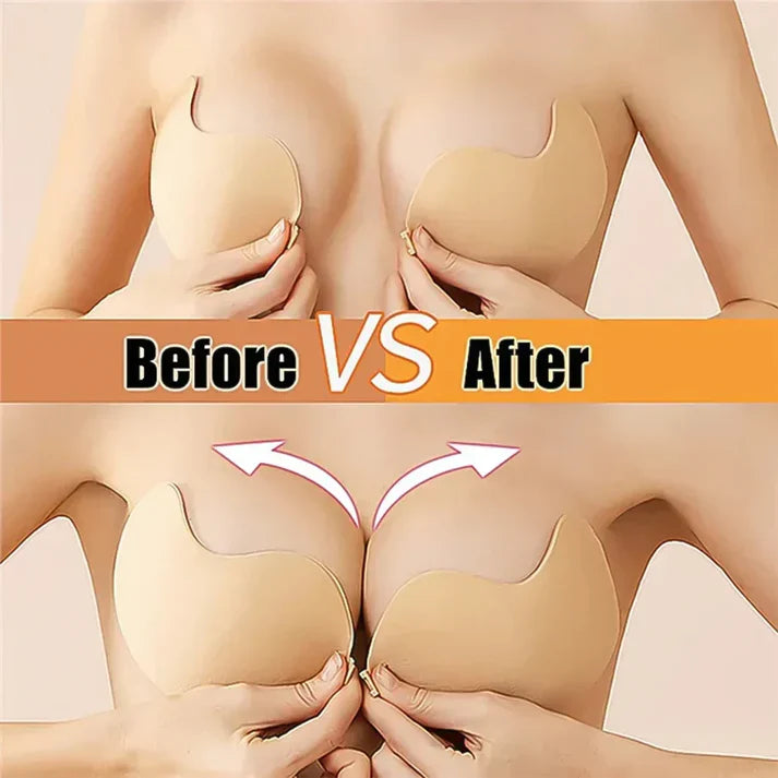 TM Invisible Strapless Adhesive Stick Bra