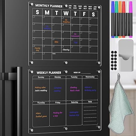 Acrylic Magnetic Fridge Planner™