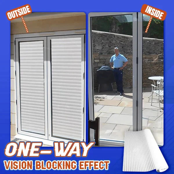 ONE-WAY IMITATION BLINDS PRIVACY WINDOW COVER