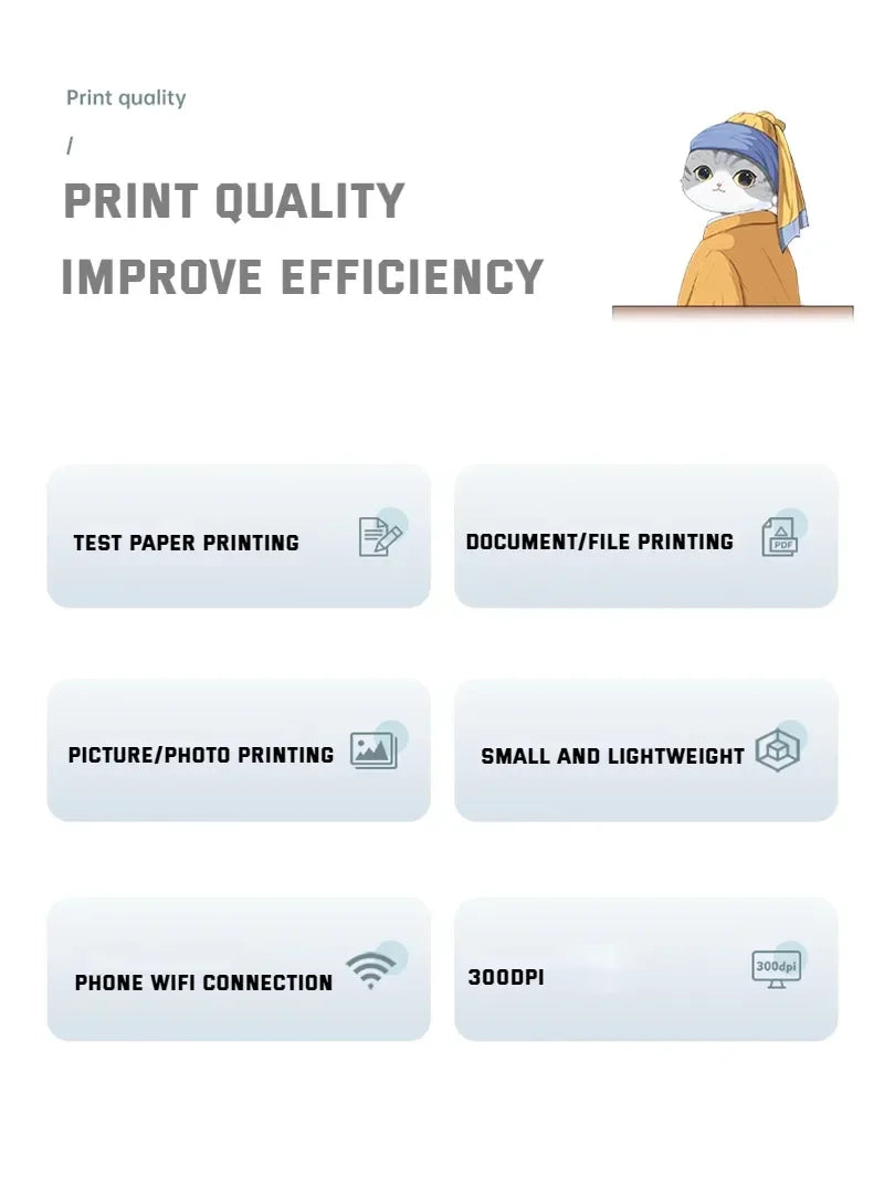 Tokyo Mart Wireless Thermal Printer