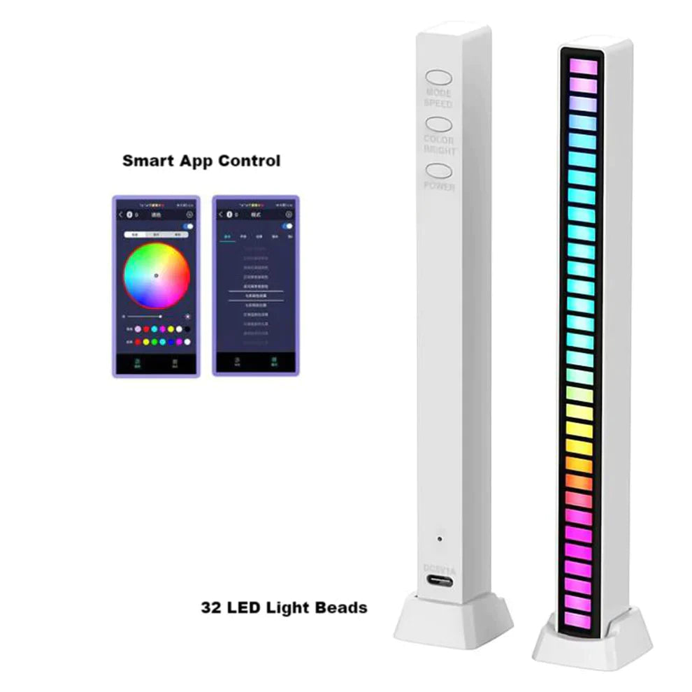 Voice-Activated Music Sync Atmosphere RGB LED Light Bar