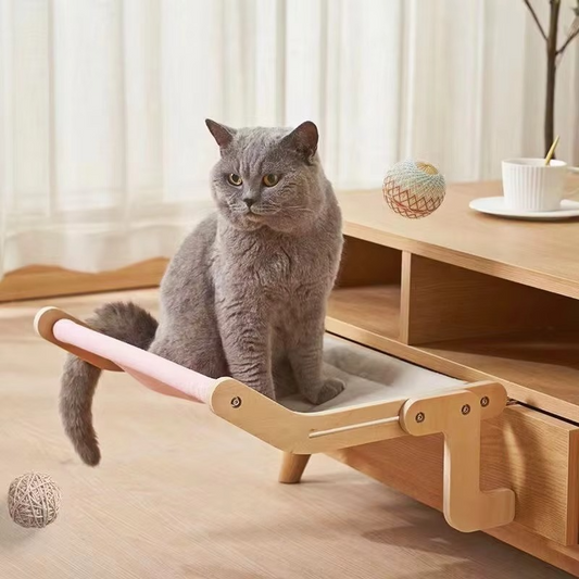 Tokyo Mart  Wooden Cat Hanging Bed⁠
