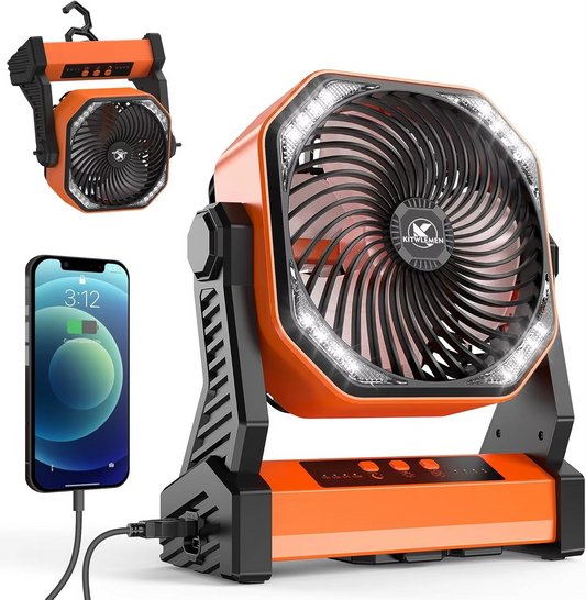 Tokyo Mart Rechargeable Portable Fan