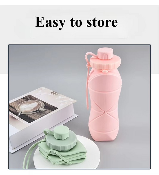 Tokyo Mart Silicone Foldable Water Bottle
