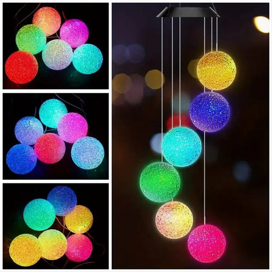 Tokyo Mart Solar Wind Chime Light