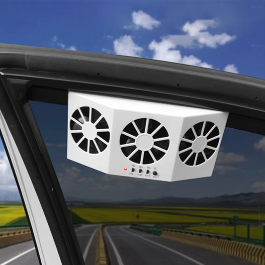 Tokyo Mart Solar Powered Car Ventilation Fan
