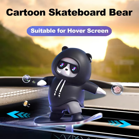 Tokyo Mart Skate Bear Car Decor⁠