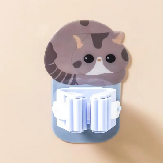 Tokyo Mart Self Adhesive Mop Holder