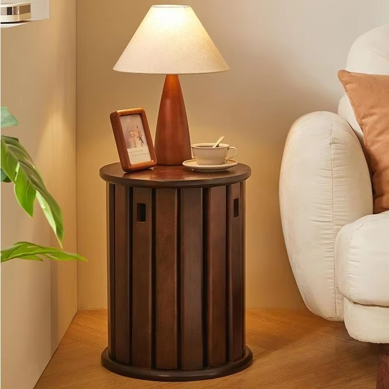 Tokyo Mart Round Wooden Chairs