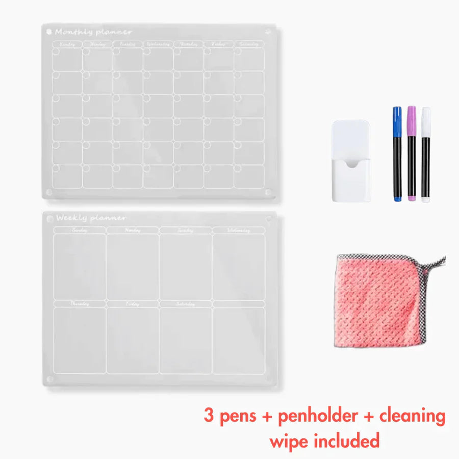 MAGNETIC ACRYLIC CALENDAR & PLANNER