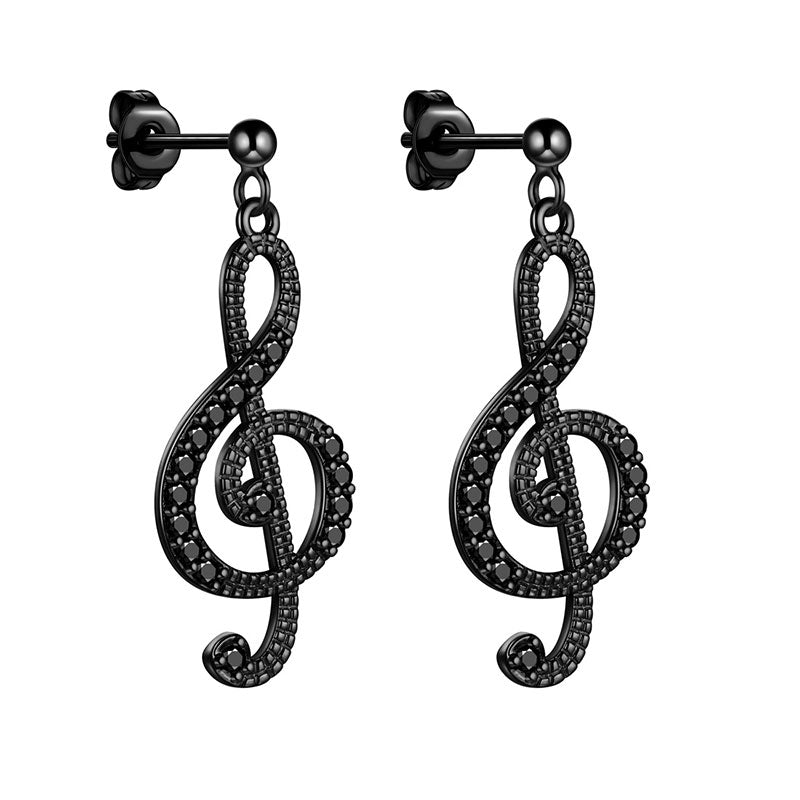 Tokyo Mart Women Musical Note Earrings Treble Clef Jewelry Gifts for Music Lover