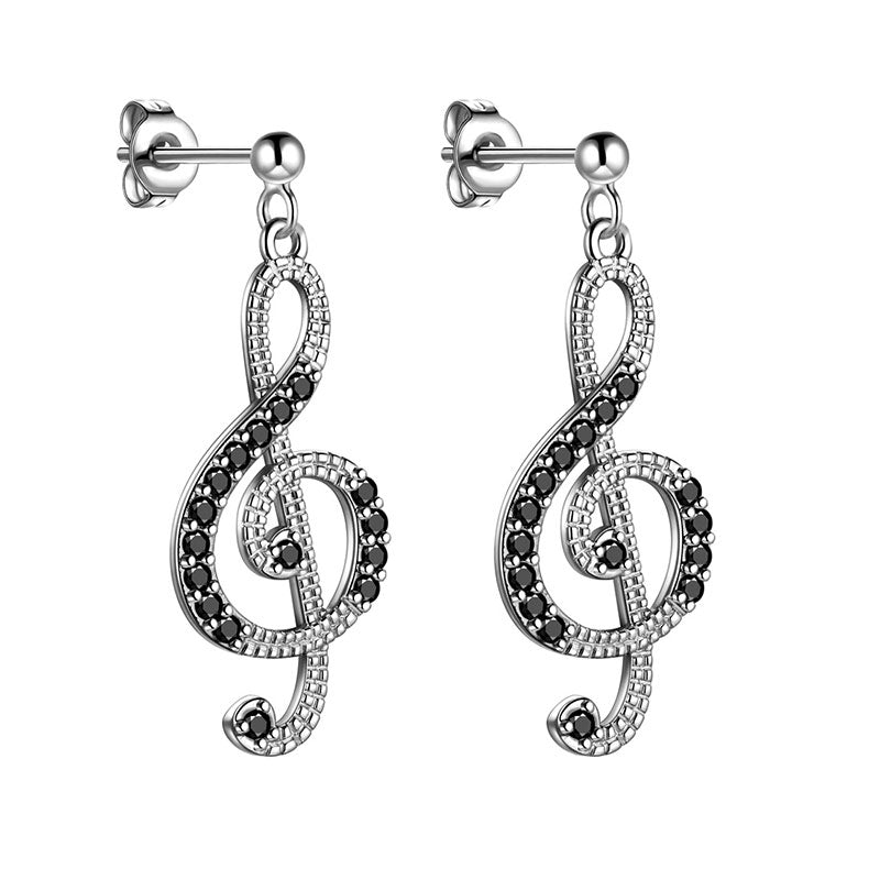 Tokyo Mart Women Musical Note Earrings Treble Clef Jewelry Gifts for Music Lover