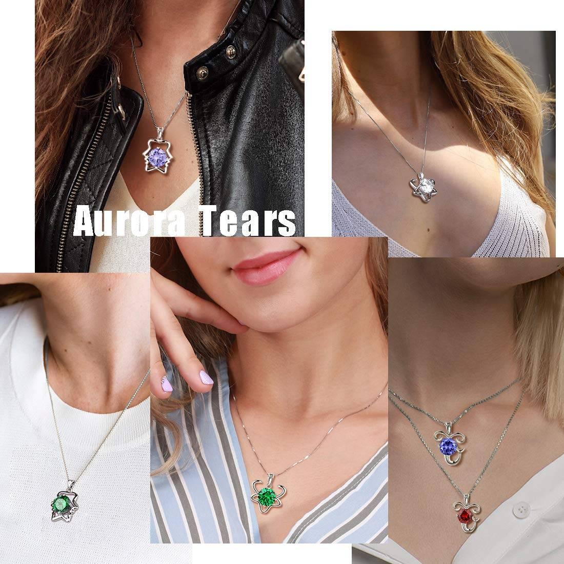 Tokyo Mart Zodiac Gemini Necklace June Birthstone Pendant Women Girls Jewelry Birthday Gift Women Girls Jewelry Birthday Gift