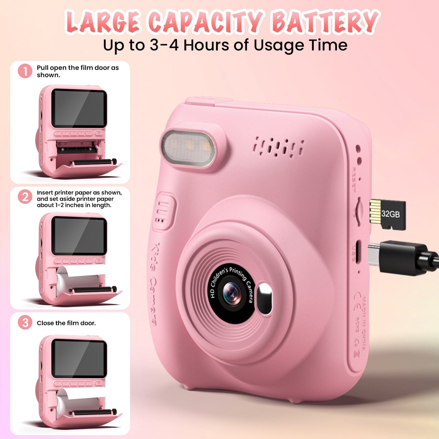 Tokyo Mart Instant Photo Printing Camera