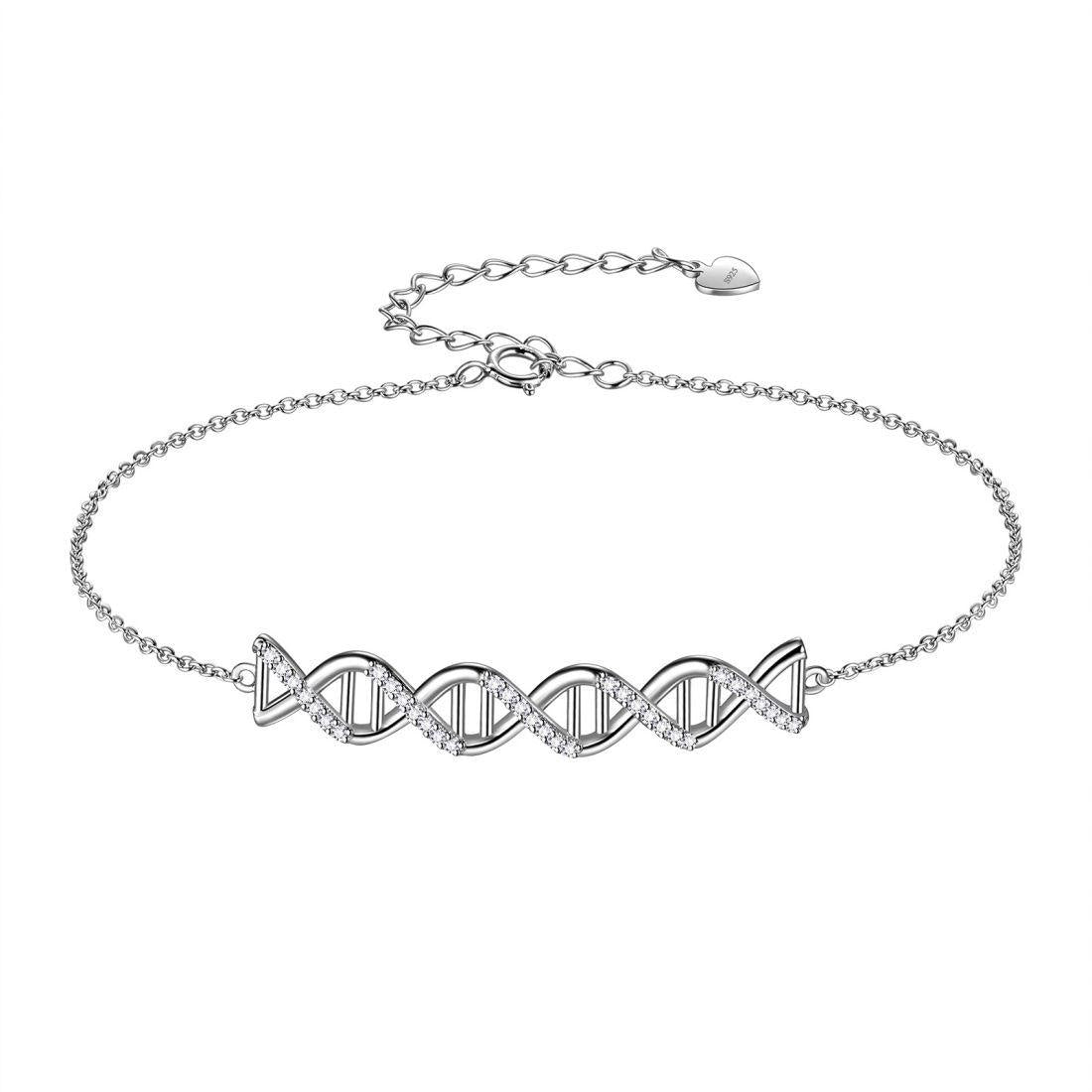 Tokyo Mart Infinity Spiral DNA Double Helix Bracelet Women Jewelry Aurora Tears