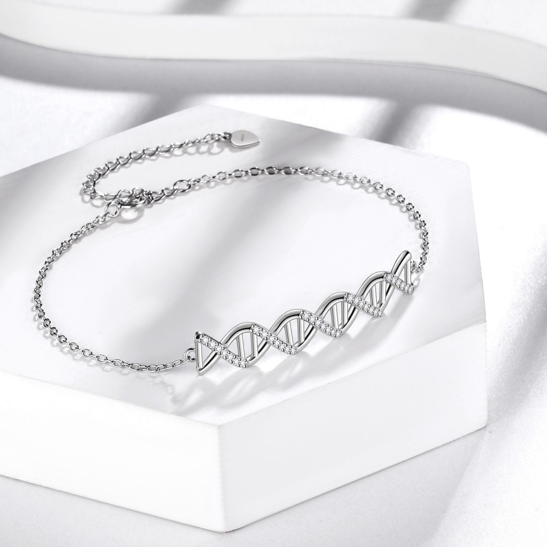 Tokyo Mart Infinity Spiral DNA Double Helix Bracelet Women Jewelry Aurora Tears