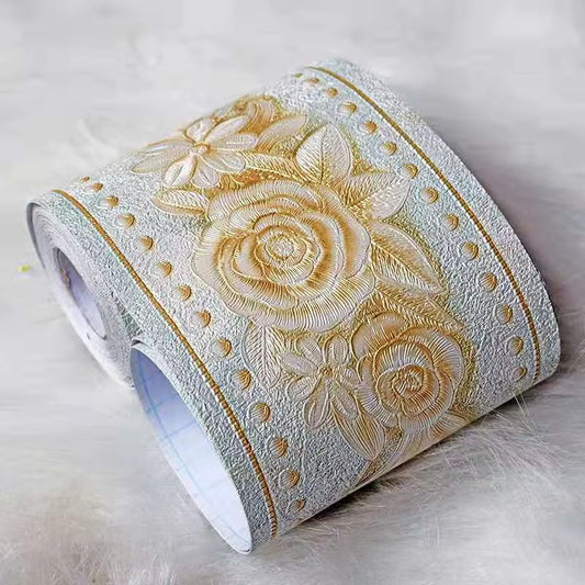Tokyo Mart Silver Flower Wallpaper
