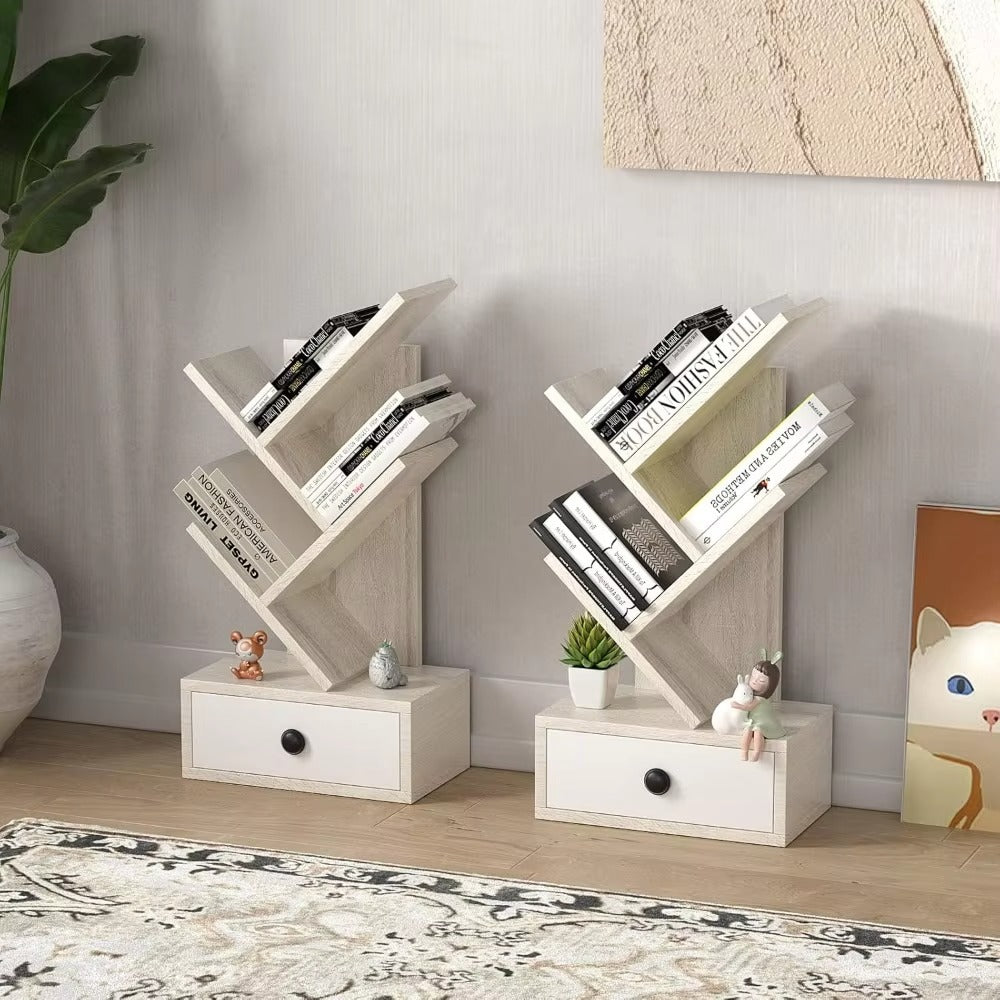 Tokyo Mart Wooden Tree Bookshelf
