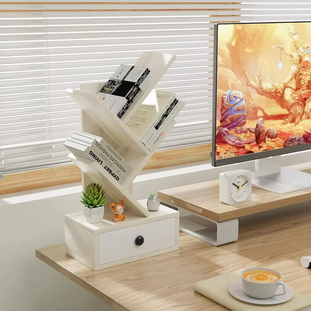 Tokyo Mart Wooden Tree Bookshelf