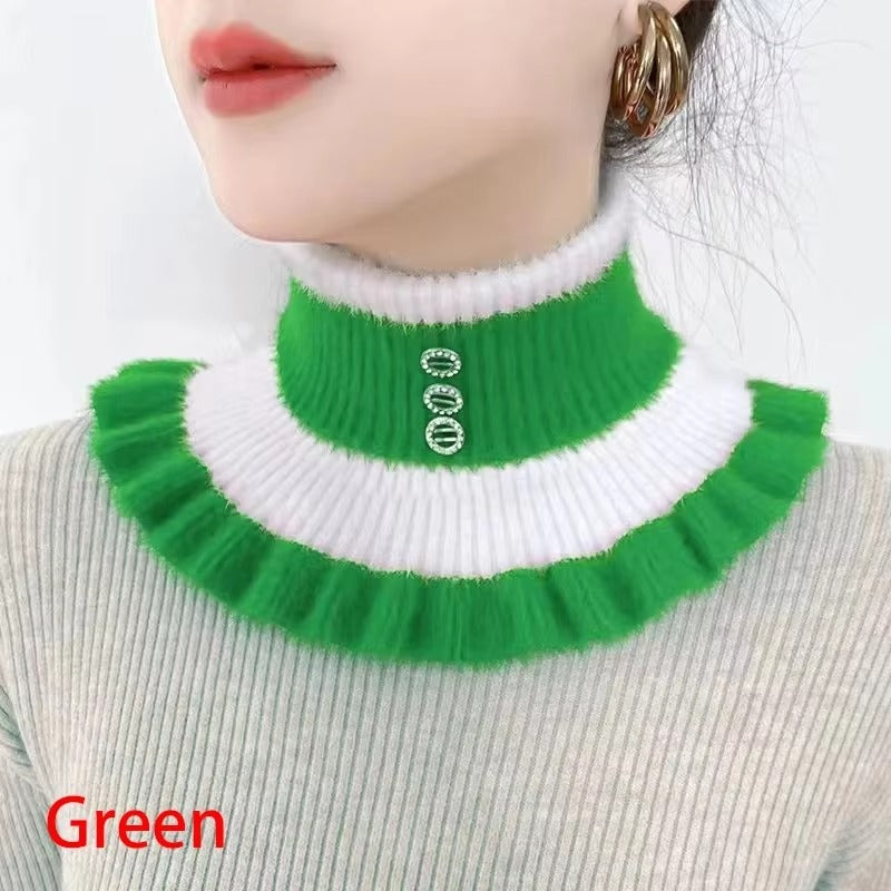 Tokyo Mart Women's knitted collar