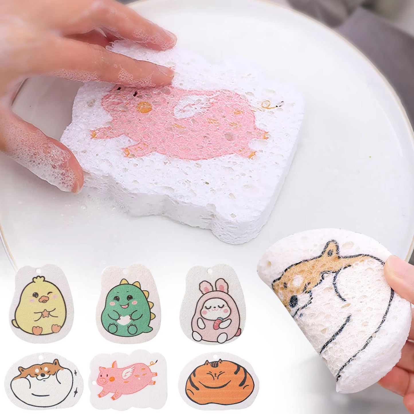 Tokyo Mart wood pulp sponge