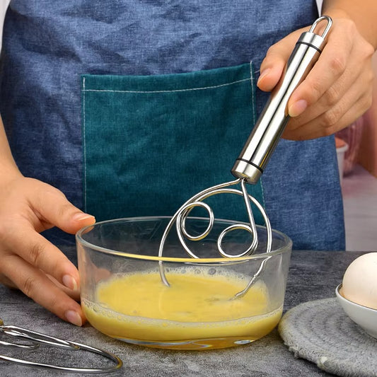 Tokyo Mart Stainless Dough Whisk