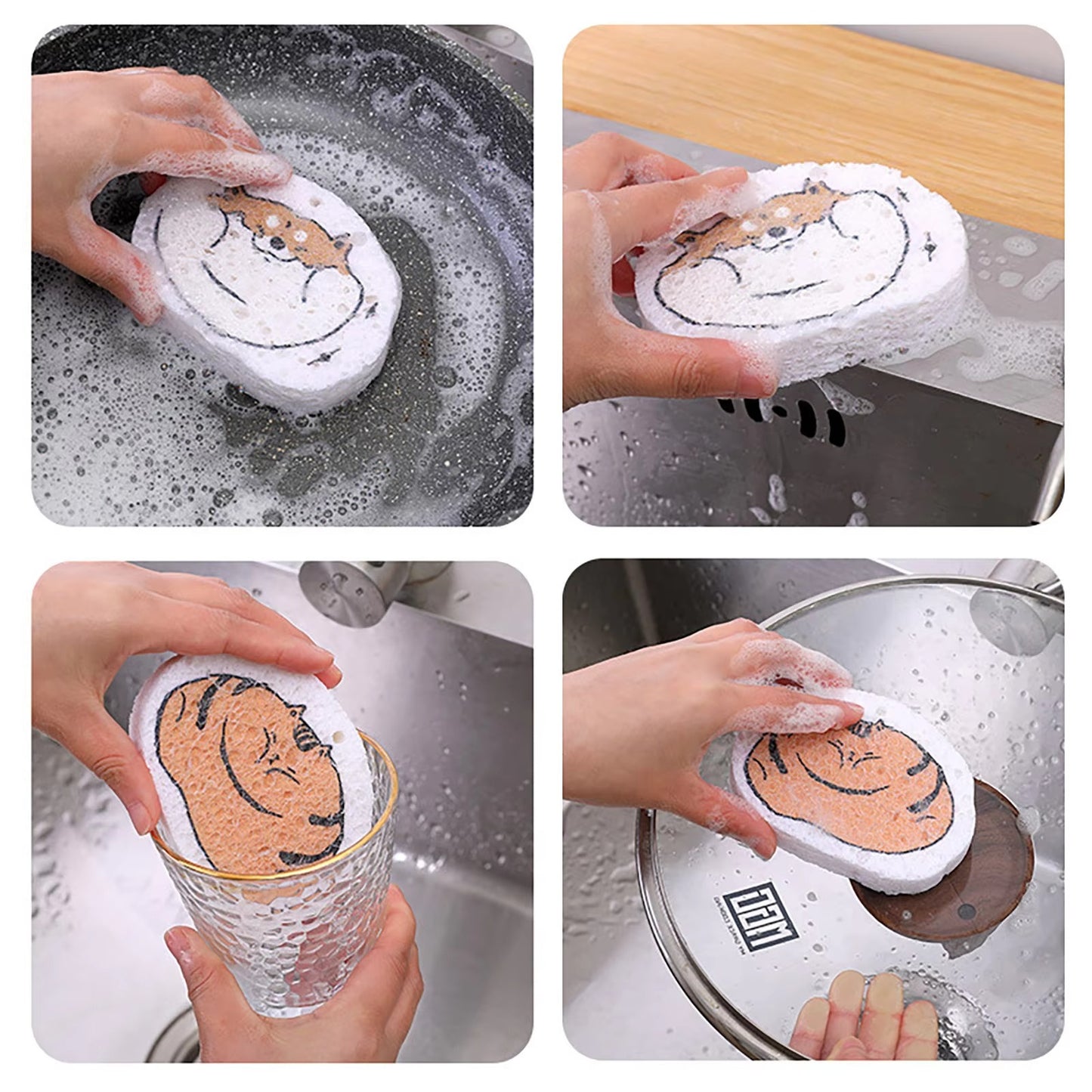 Tokyo Mart wood pulp sponge