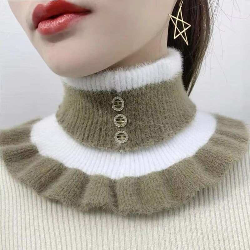 Tokyo Mart Women's knitted collar