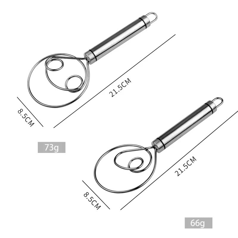 Tokyo Mart Stainless Dough Whisk