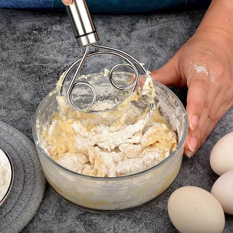 Tokyo Mart Stainless Dough Whisk