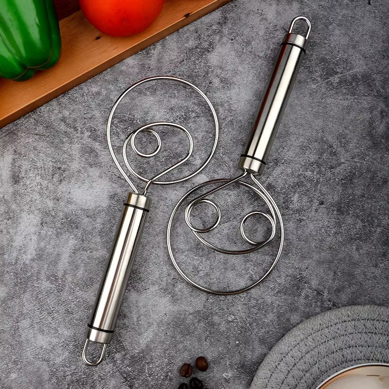 Tokyo Mart Stainless Dough Whisk
