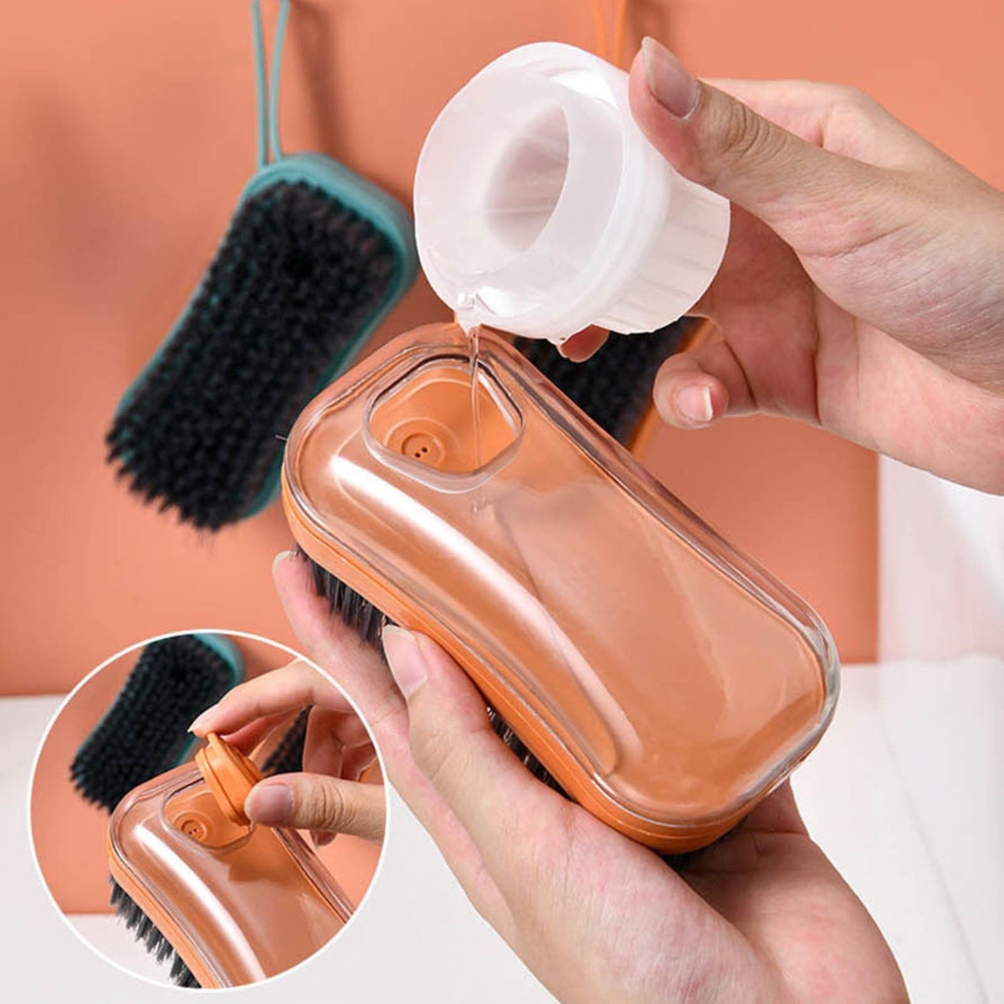 Tokyo Mart Bathroom Cleaning Brush