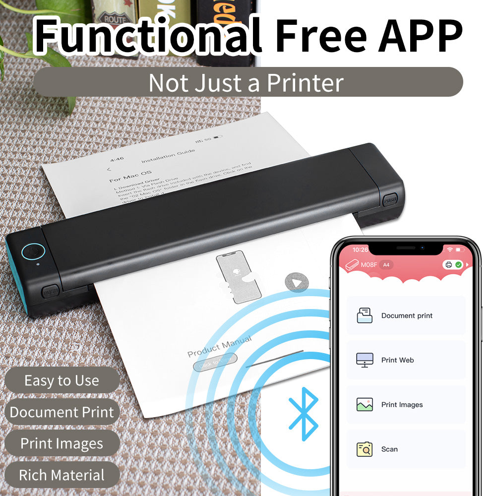 Tokyo Mart Bluetooth Portable Printer